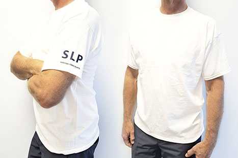X-010, SLP T-shirt weiss L